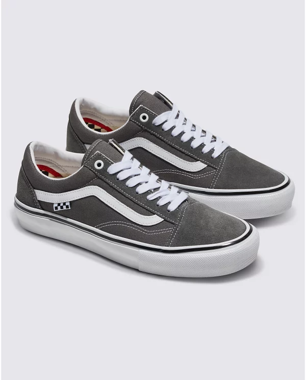 Skate Old Skool PopCush Pewter & White